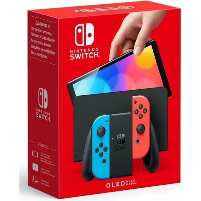 Nintendo Switch OLED Console- Blue and Red Joy-Con